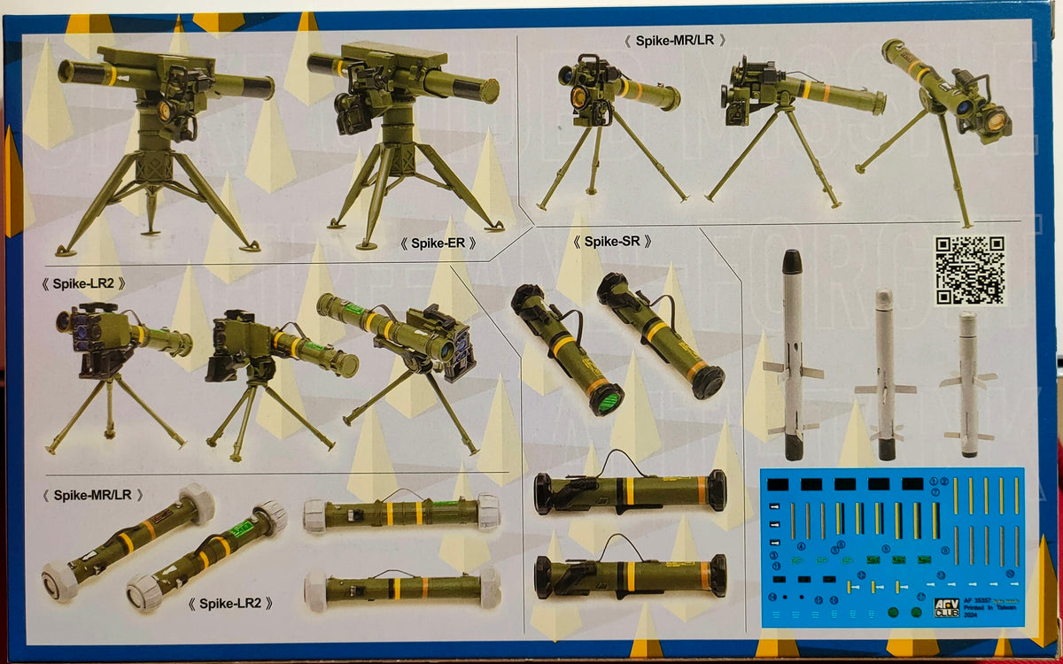 AFV CLUB 1/35 SPIKE Anti-Tank Guided Missile Fire & Forget – AFV HOBBY