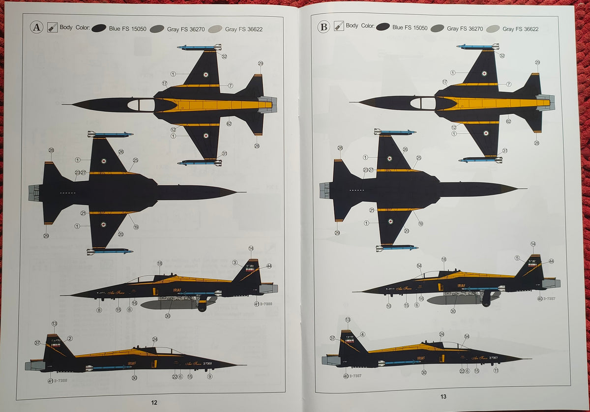 AFV CLUB 1/48 Iran Air Force HESA Saeqeh-80 Single Seat Jet