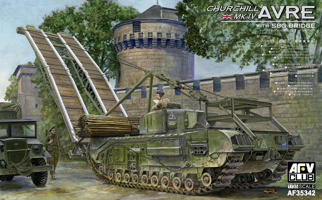 Afv club 1/35 British ARMY CHURCHILL MK.IV AVRE with SBG Bridge