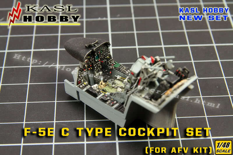 KASL Hobby 1/48 F-5E TIGER II C TYPE COCKPIT SET for AFV CLUB