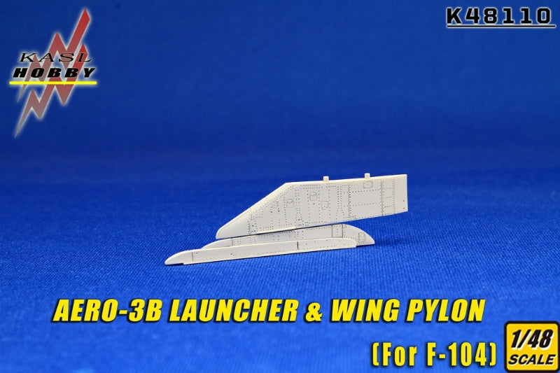 KASL Hobby 1/48 F-104G / TF-104G Starfighter AERO-3B Launcher & Wing Pylon