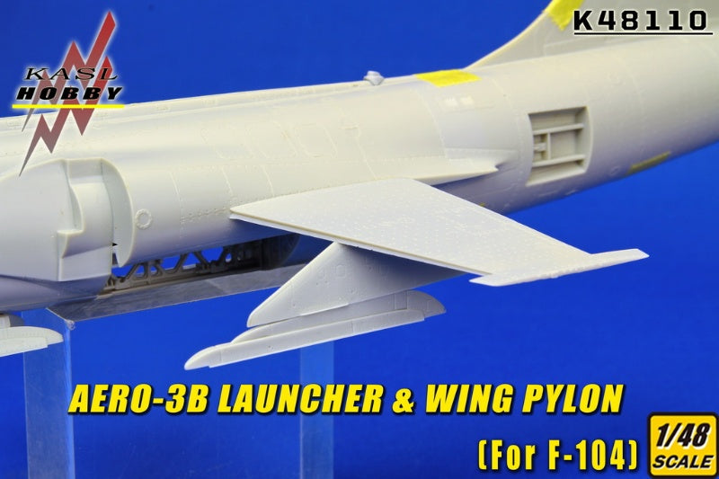 KASL Hobby 1/48 F-104G / TF-104G Starfighter AERO-3B Launcher & Wing Pylon