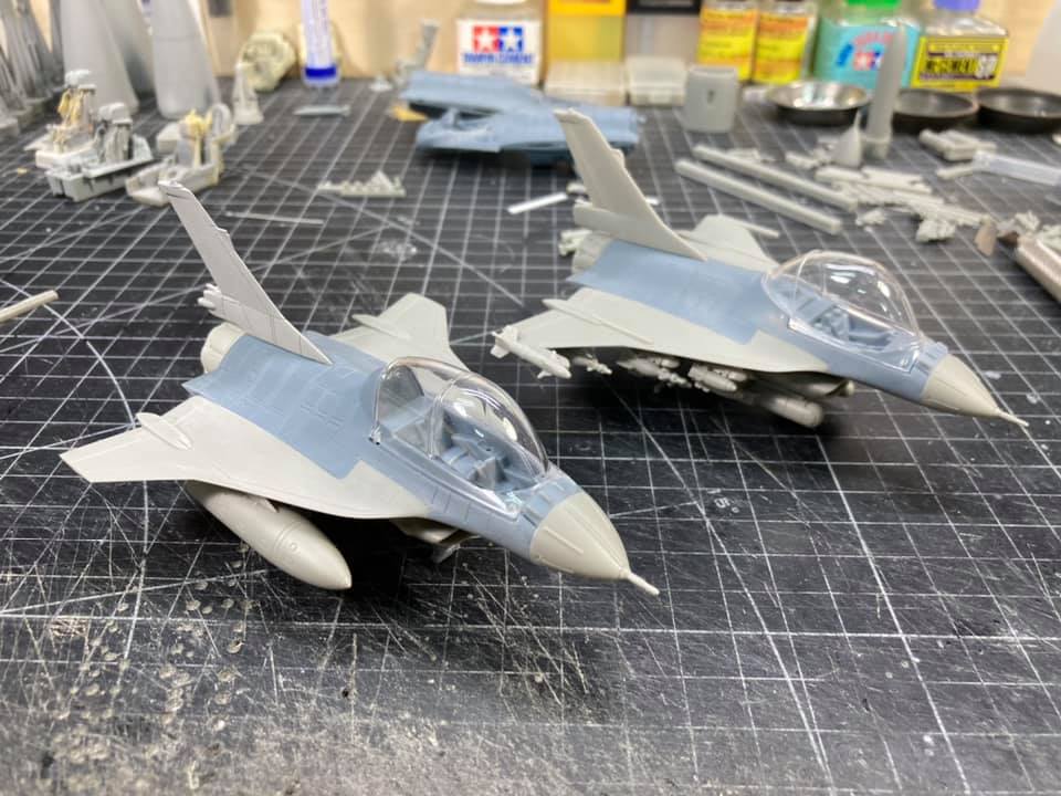 KASL Hobby Egg plane F-16XL conversion Set Resin for Freedom F-16I