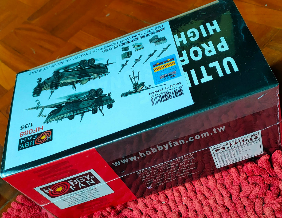 Hobby Fan 1/35 Vietnam War Power Cat Tactical Assault Boat Resin