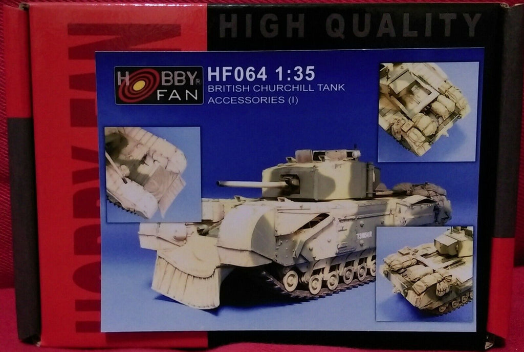 Hobby fan 1/35 British CHURCHILL Tank Accessories set resin