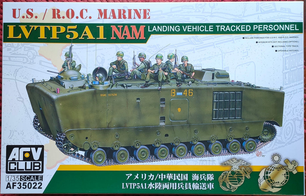 AFV CLUB 1/35 LVTP5A1 amphibious armored fighting vehicles