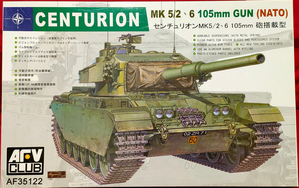 AFV Club 1/35 British Centurion MK.5/2 MK.6 105mm Main Gun NATO type vehicle