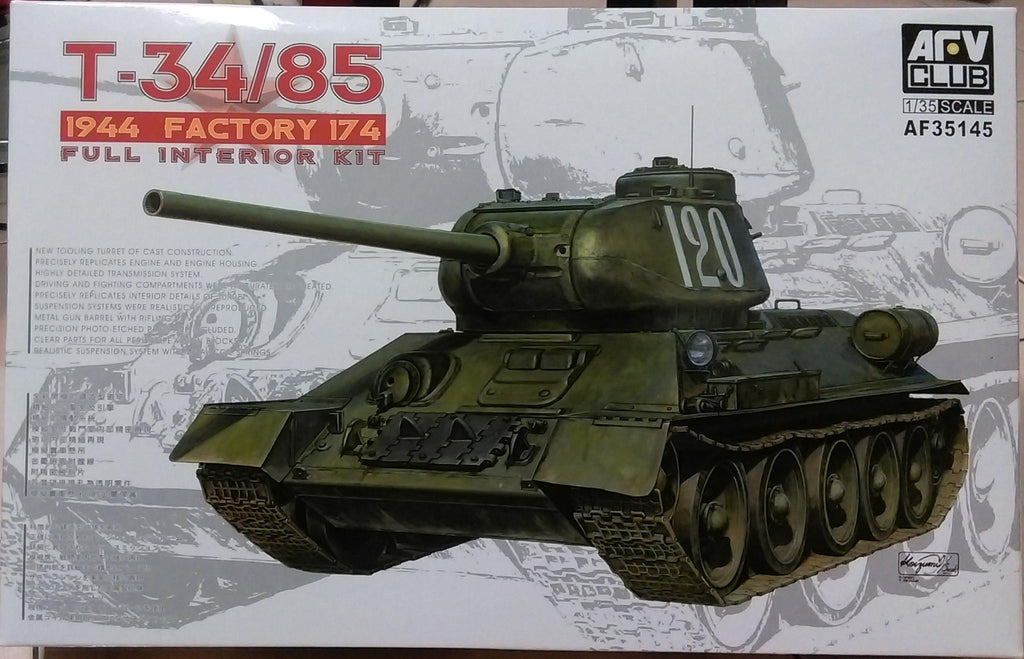 AFV CLUB 1/35 Russia T-34/85 mode 1944 factory 174 Full INTERIOR