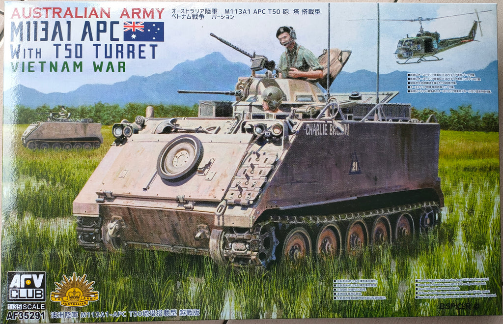 Afv club 1/35 Australian M113A1 APC With T50 Turret in Vietnam War