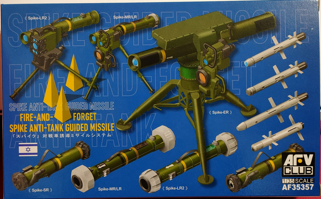 AFV CLUB 1/35 SPIKE Anti-Tank Guided Missile Fire & Forget