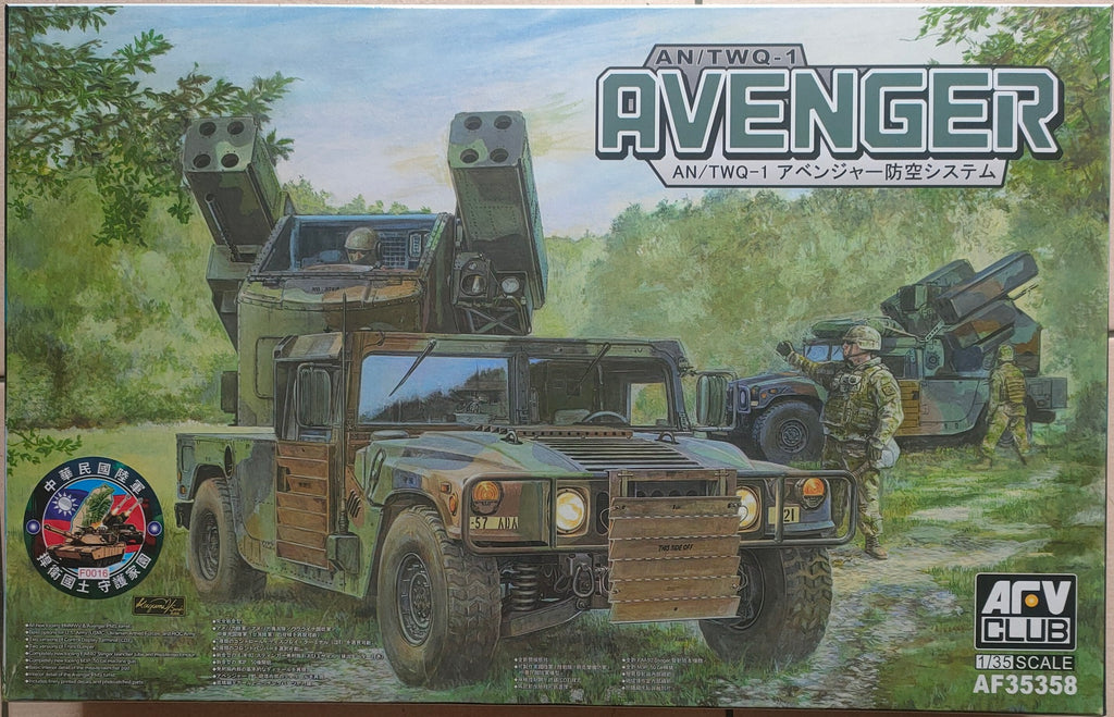 AFV CLUB 1/35 AN/TWQ-1 AVENGER air defense system Vehicle R.O.C special version