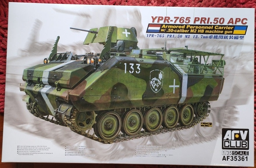 Afv club 1/35 YPR-765 PRI.50 APC M113 series Ukrainian & Netherlands Army