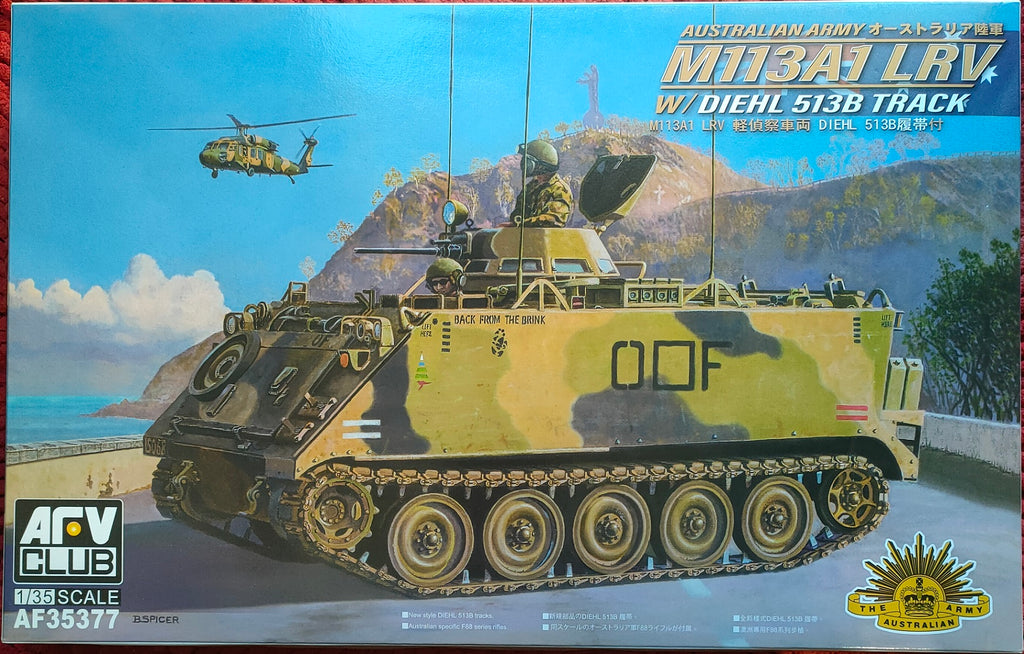 AFV CLUB 1/35 Australia Army M113A1 LRV w/ DIEHL 513B Track