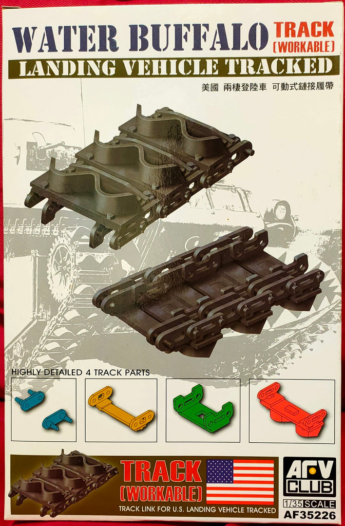 AFV CLUB 1/35 LVT-4 Water Buffalo Track link workable