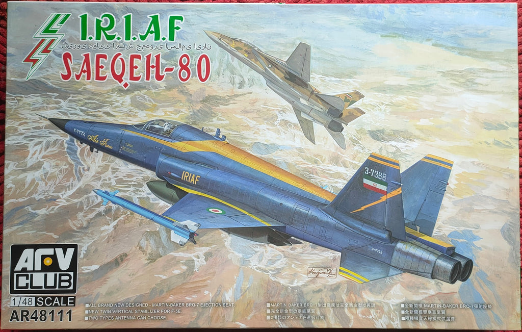 AFV CLUB 1/48 Iran Air Force HESA Saeqeh-80 Single Seat Jet Fighter