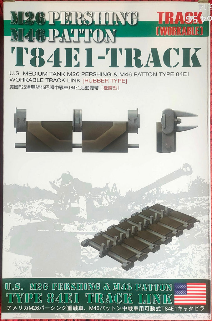 AFV CLUB 1/35 M26 M46 T84E1 rubber type Track links workable