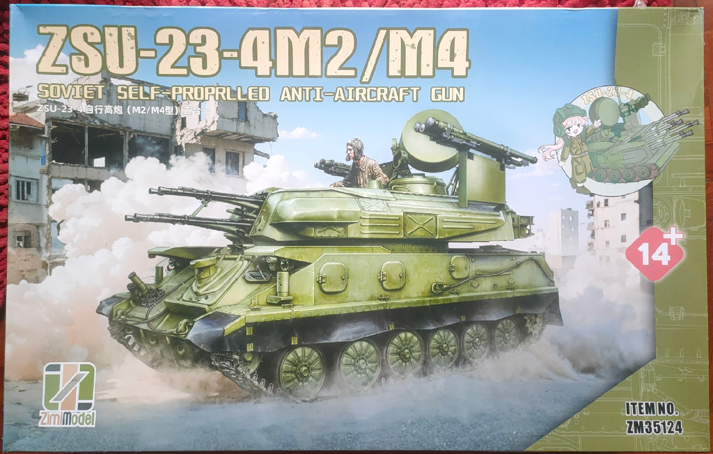 ZSU-23-4M2/M4 Shilka Soviet Self-proprlled Anti-Aircraft Gun Vehicle