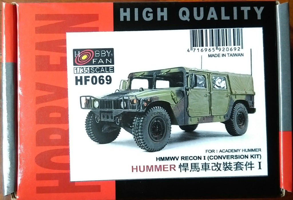 Hobby Fan 1/35 HMMWV Recon 1 conversin set for ACADEMY Hummer Humvee
