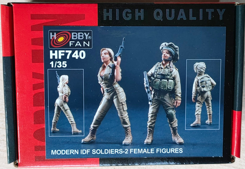 hobby fan 1/35 Modern IDF Soldiers 2 Females resin
