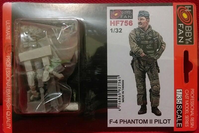 hobby fan 1/32 U.S.A.F F-4 Phantom II Pilot in Vietnam war 1 resin figure