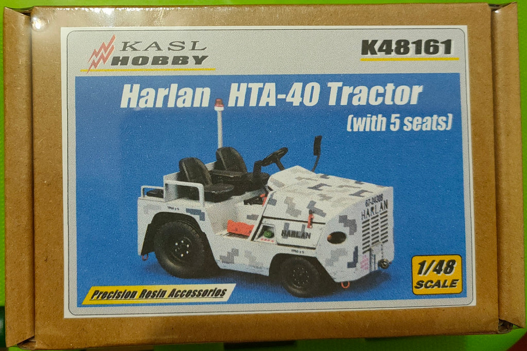 KASL Hobby 1/48 Harlan HTA-40 Tractor with 5 seats resin include Decals