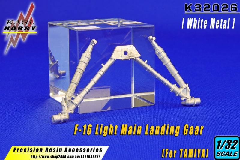 KASL Hobby 1/32 F-16 Light Main Landing Gear Metal for Tamiya kit