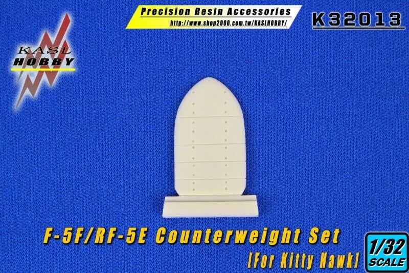 KASL Hobby 1/32 F-5F/RF-5E Counterweight Set For Kitty Hawk resin kit