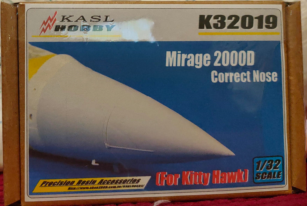 KASL Hobby 1/32 Mirage 2000D correct nose Resin for Kitty Hawk - AFV HOBBY