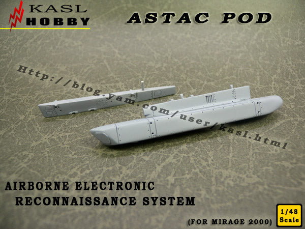 KASL HOBBY 1/48 MIRAGE 2000 ASTAC ELINT SYSTEM POD - AFV HOBBY