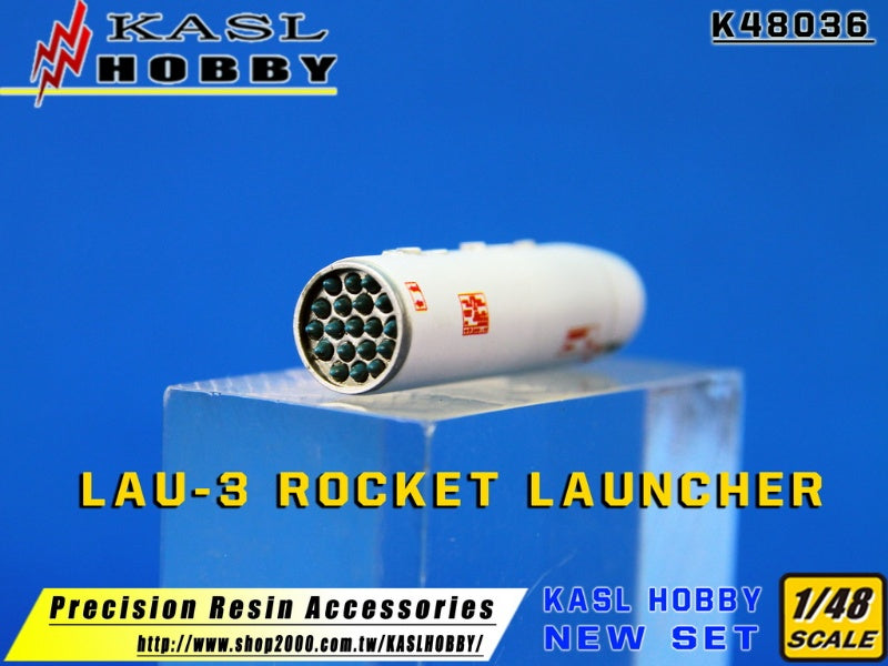 KASL Hobby 1/48 LAU-3/A Rocket Launcher Resin