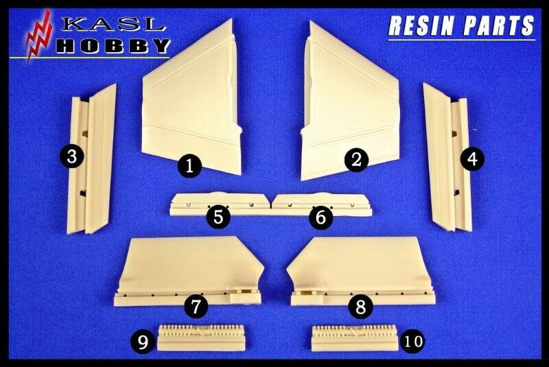 KASL Hobby 1/48 F-35C Lightning II Folding Wing set for Kitty Hawk resin upgrade