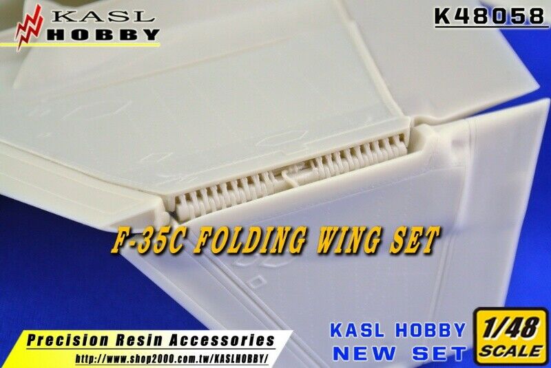 KASL Hobby 1/48 F-35C Lightning II Folding Wing set for Kitty Hawk res –  AFV HOBBY