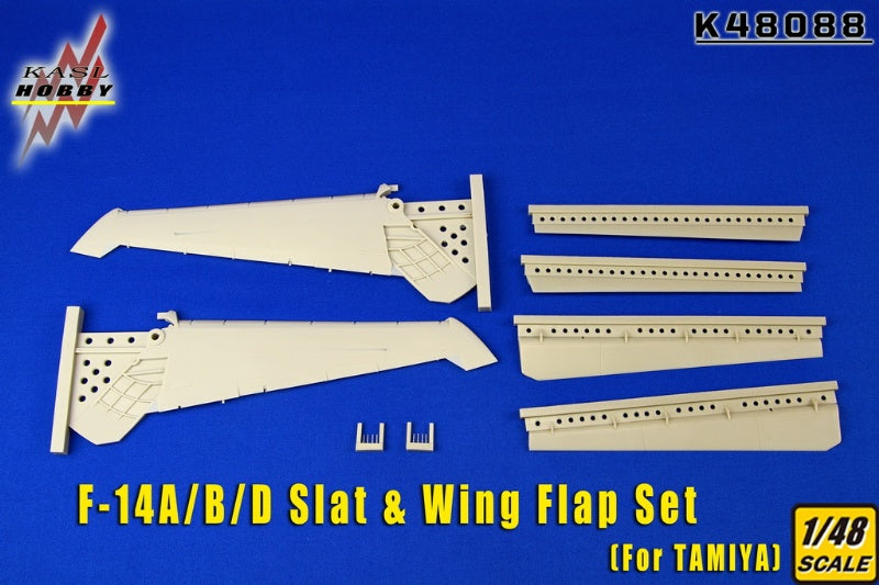 KASL Hobby 1/48 F-14 A/B/D Slat & Wing Flap Set For TAMIYA resin conversion