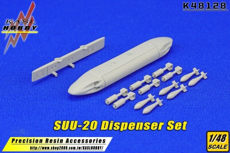 KASL Hobby 1/48 SUU-20 Dispenser set w/ MK-106 & BDU-33 resin upgrade