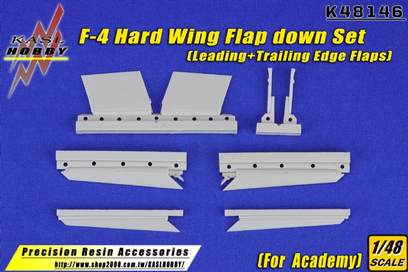 KASL Hobby 1/48 F-4 Hard Wing Flap down Set For ACADEMY kit