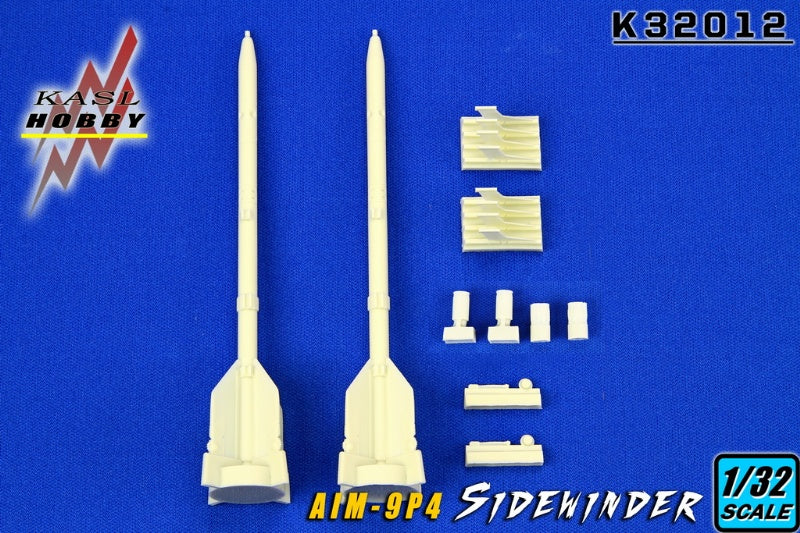 KASL Hobby 1/32 AIM-9P4 Sidewinder AAM 2 set resin - AFV HOBBY