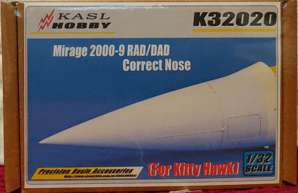 KASL Hobby 1/32 Mirage 2000-9 RAD / DAD correct nose Resin for Kitty Hawk - AFV HOBBY