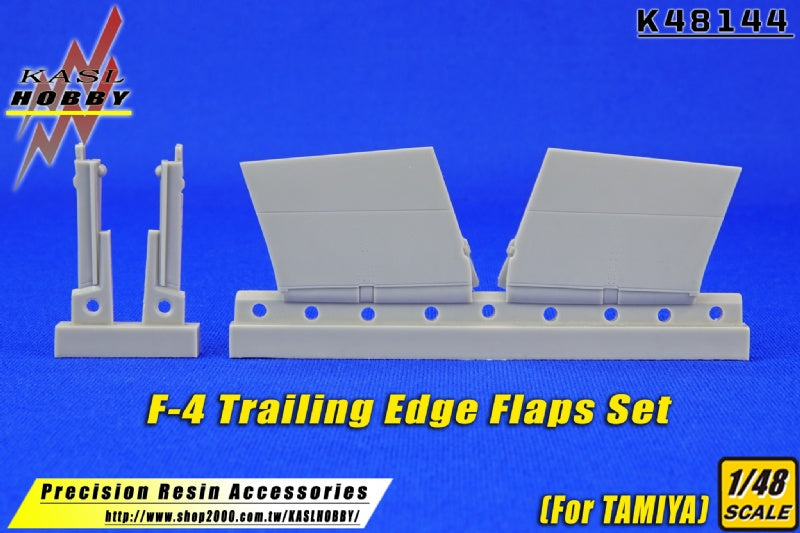 KASL Hobby 1/48 F-4 Trailing Edge Flaps Set For TAMIYA resin conversion
