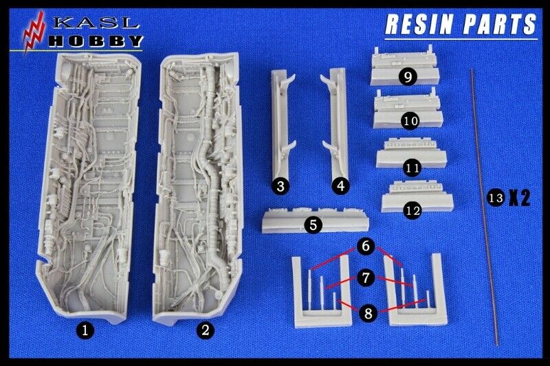 KASL Hobby 1/48 F-35B Lightning II Weapons bay Upgrade resin for KittyHawk