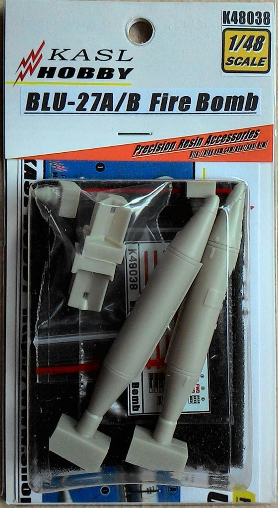 KASL Hobby 1/48 750lb napalm BLU-27A/B Fire Bomb resin set – AFV HOBBY